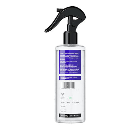 Bare Anatomy 200ml hair spray back packaging