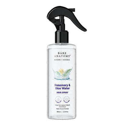 Bare Anatomy 200ml hair spray front packaging