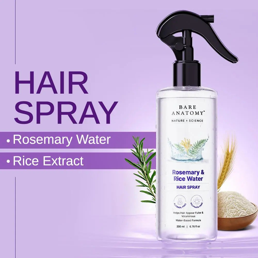 Bare Anatomy Nature x Science rosemary and rice water spray
