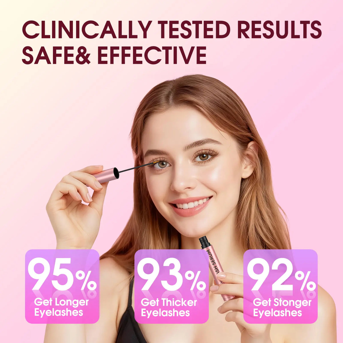 Biysber Pink eyelash serum supplier information