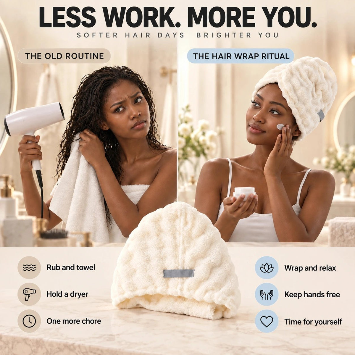 Hair Wrap — Less work, more you