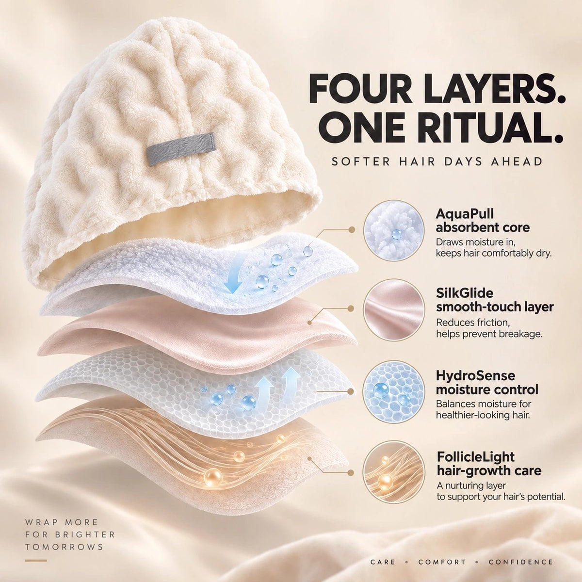 Hair Wrap — Four layers, one ritual