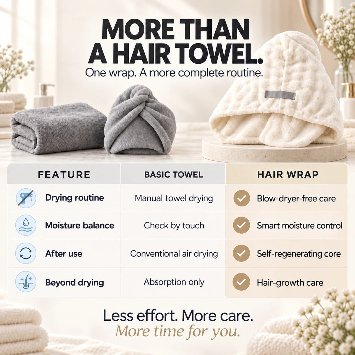 Hair Wrap — The hair wrap advantage