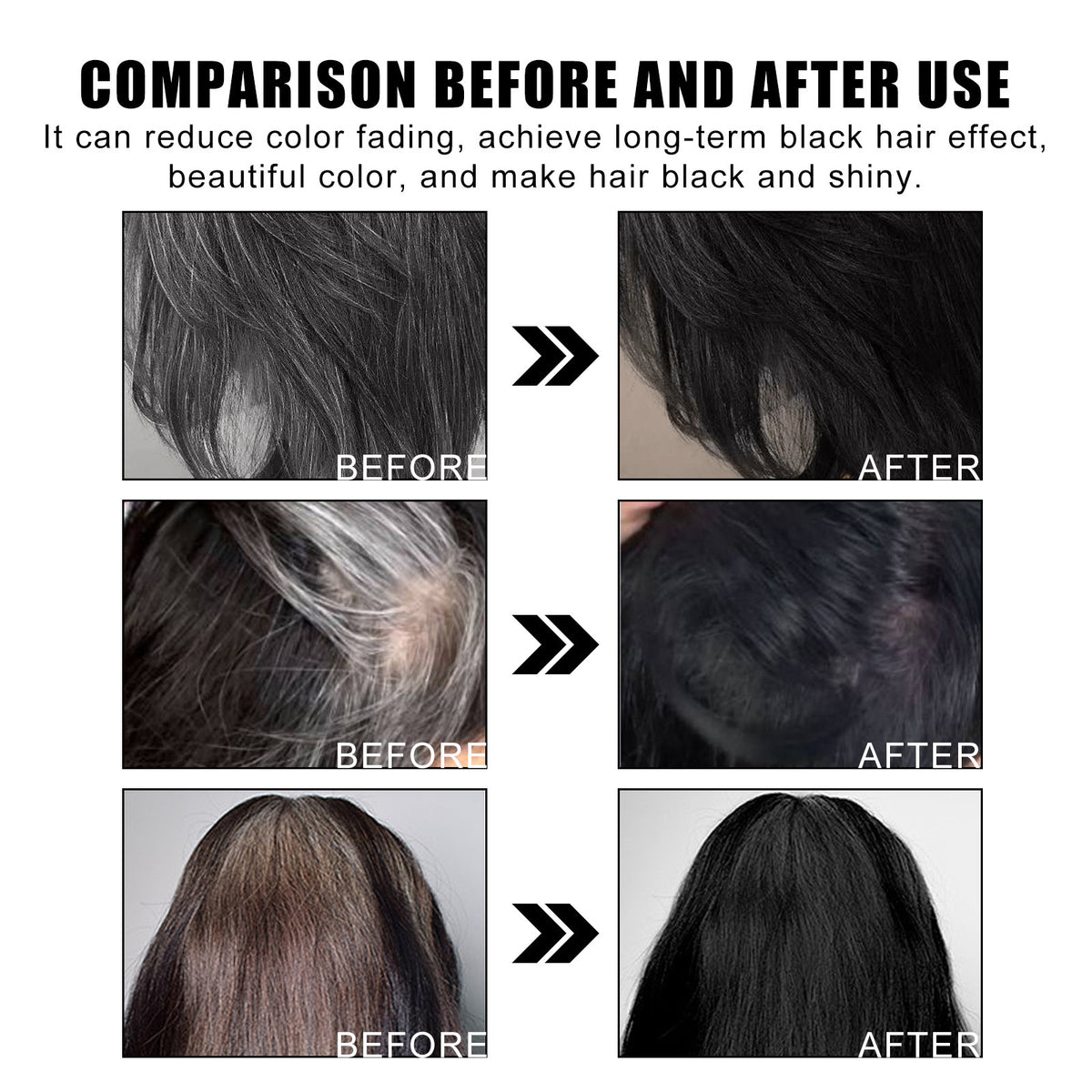 Supplier-provided hair color comparison source material