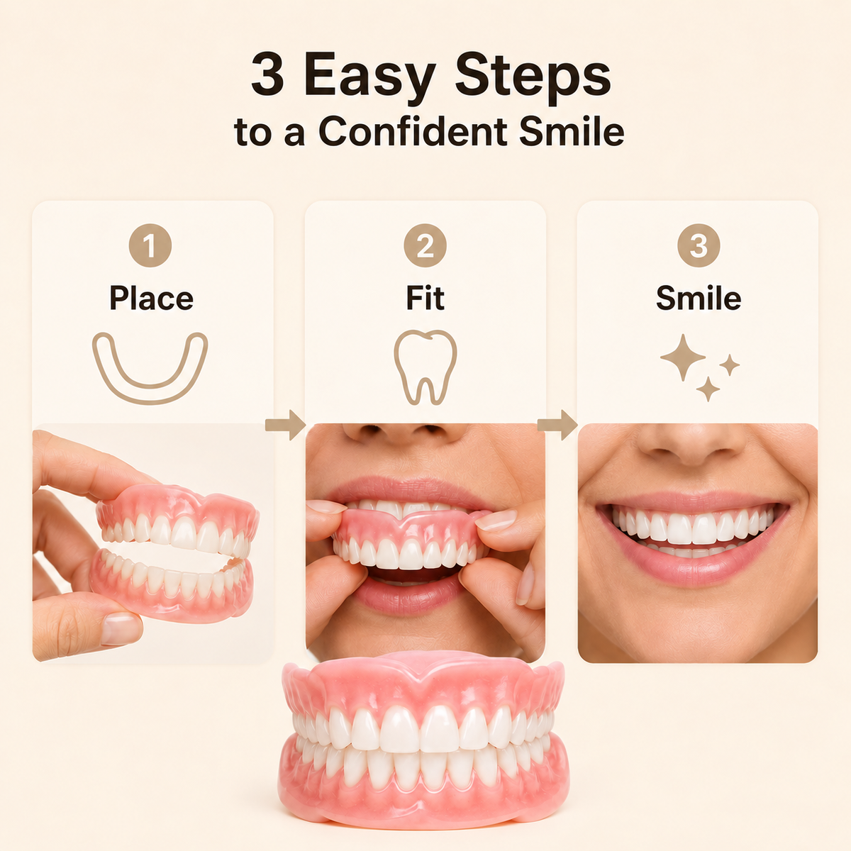 Delunie Premium Full Cover Dentures — 5