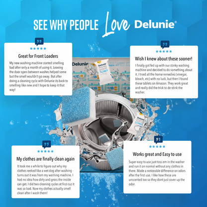 Customer reviews of Delunie washing machine cleaner tablets