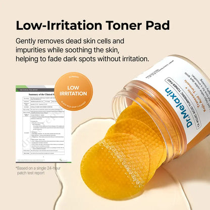 Dual-texture turmeric toner pads