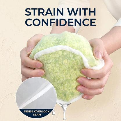 Reusable bowl-shaped fine mesh strainer bag — view 3