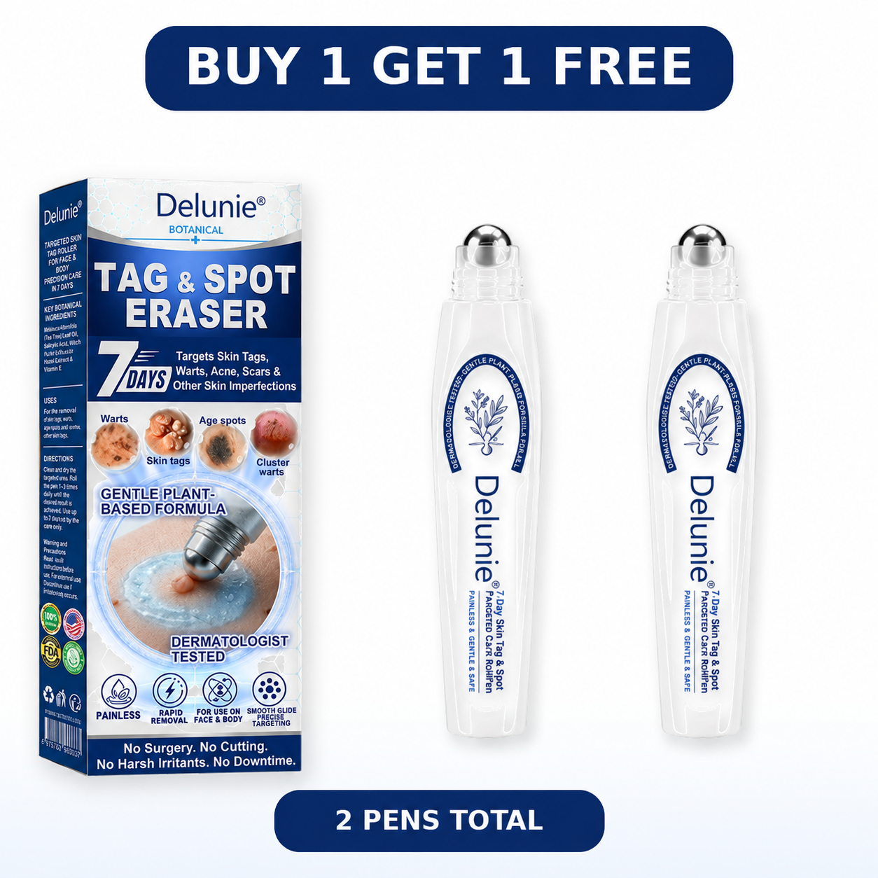 Delunie Buy 1 Get 1 Free bundle, 2 pens total