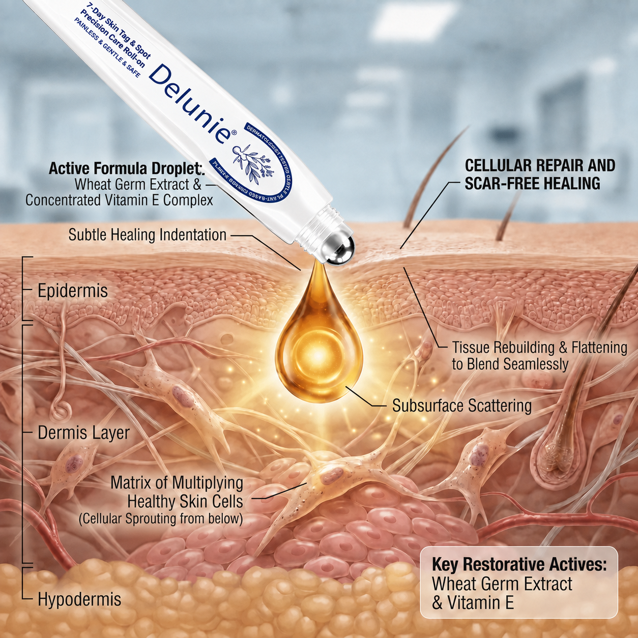 Vitamin E derived from premium wheat germ